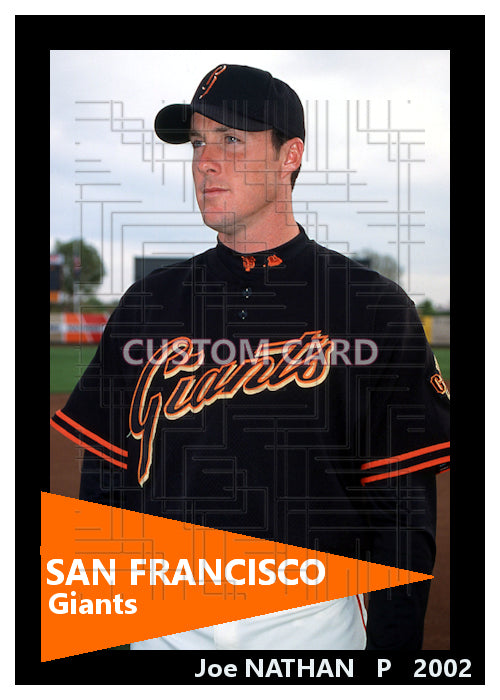 Joe Nathan - 2002 San Francisco Giants - choose a size & style