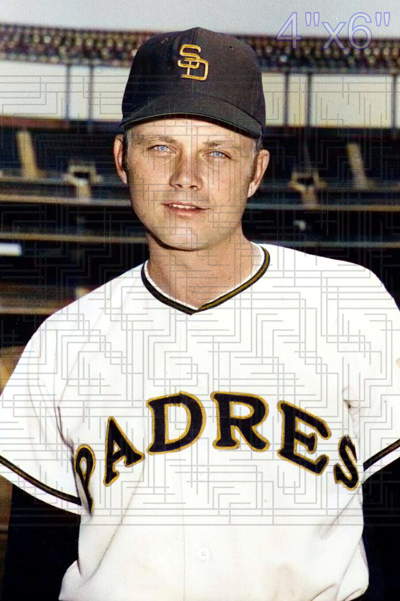 Joe Niekro - 1969 San Diego Padres - choose a size & style