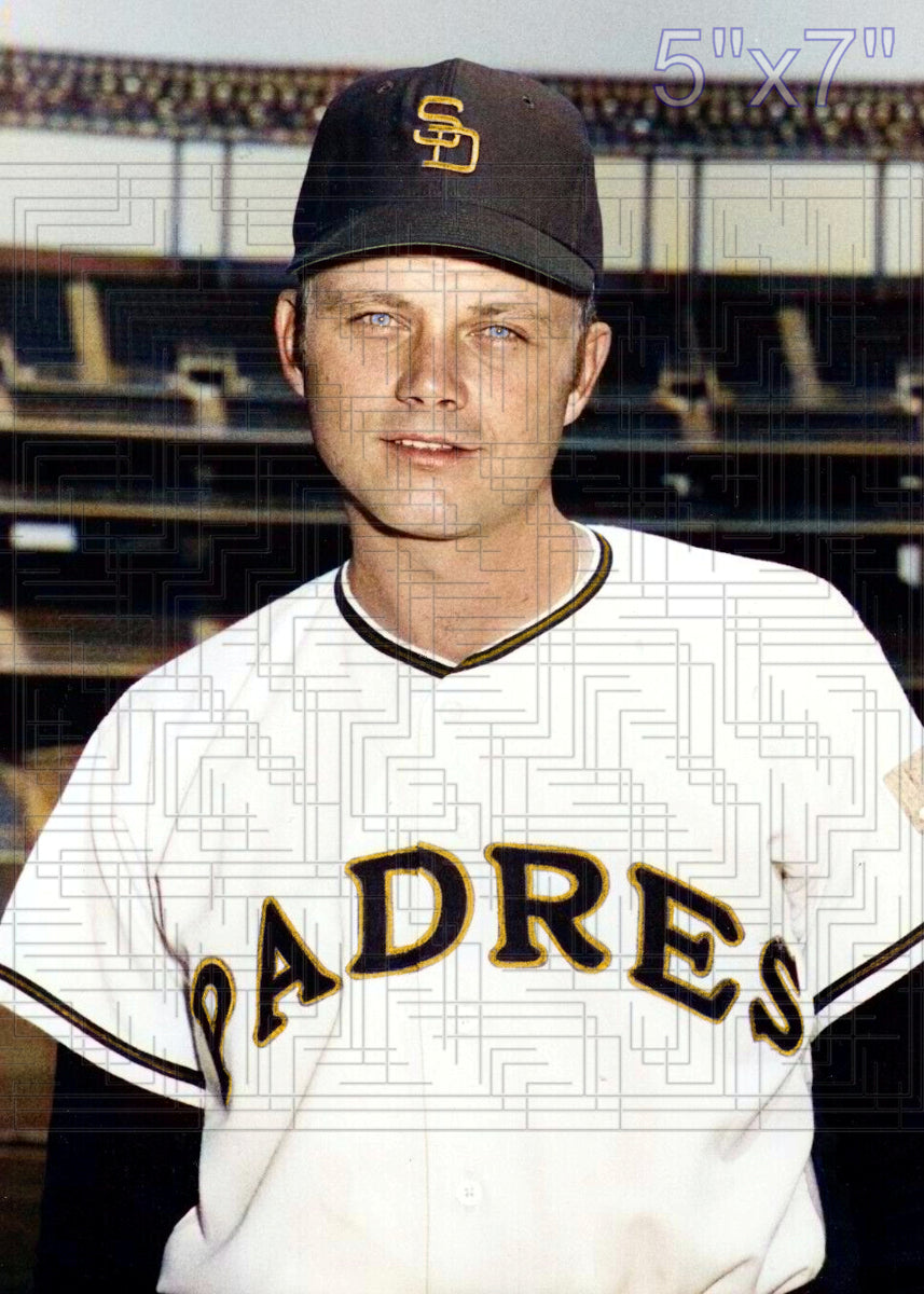 Joe Niekro - 1969 San Diego Padres - choose a size & style