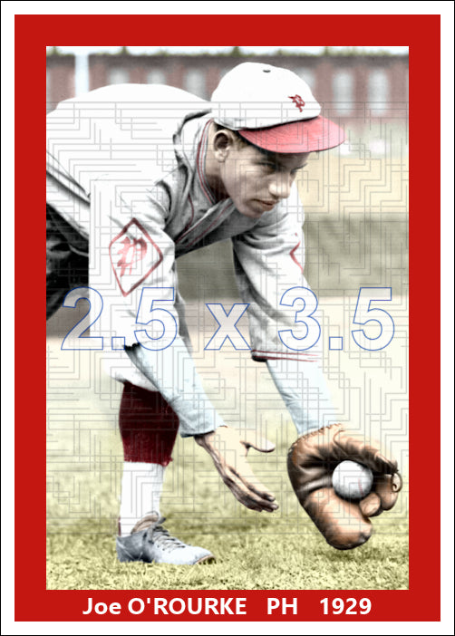 Joe O'Rourke - 1929 Philadelphia Phillies - choose a size & style