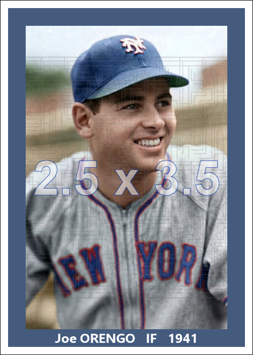 Joe Orengo - 1941 New York Giants - choose a size & style