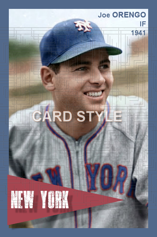 Joe Orengo - 1941 New York Giants - choose a size & style