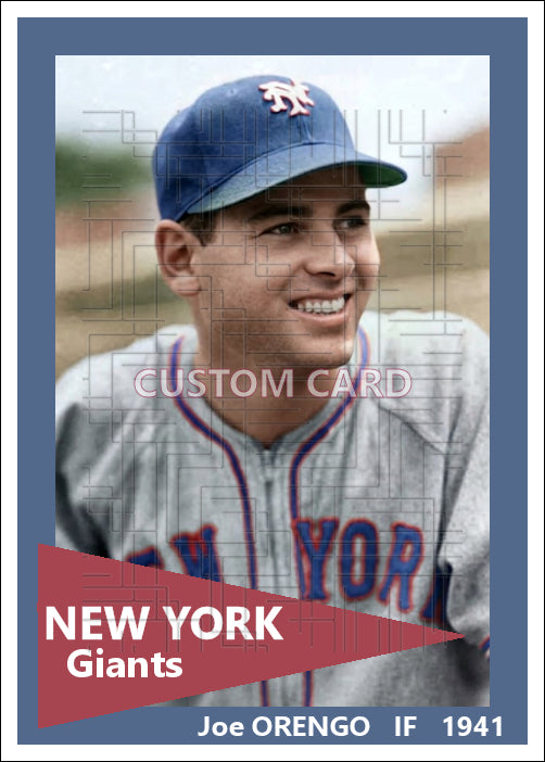 Joe Orengo - 1941 New York Giants - choose a size & style