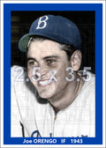 Joe Orengo - 1943 Brooklyn Dodgers - choose a size & style