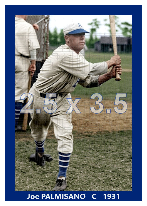 Joe Palmisano - 1931 Philadelphia Athletics - choose a size & style