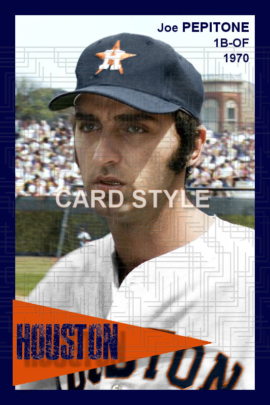 Joe Pepitone - 1970 Houston Astros - choose a size & style