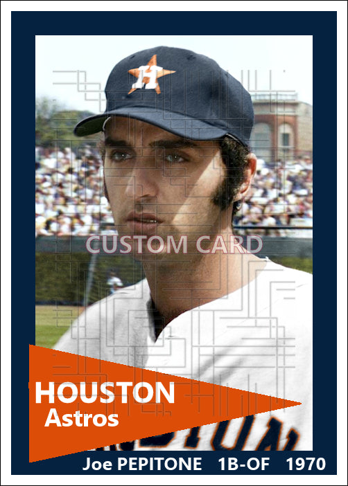 Joe Pepitone - 1970 Houston Astros - choose a size & style