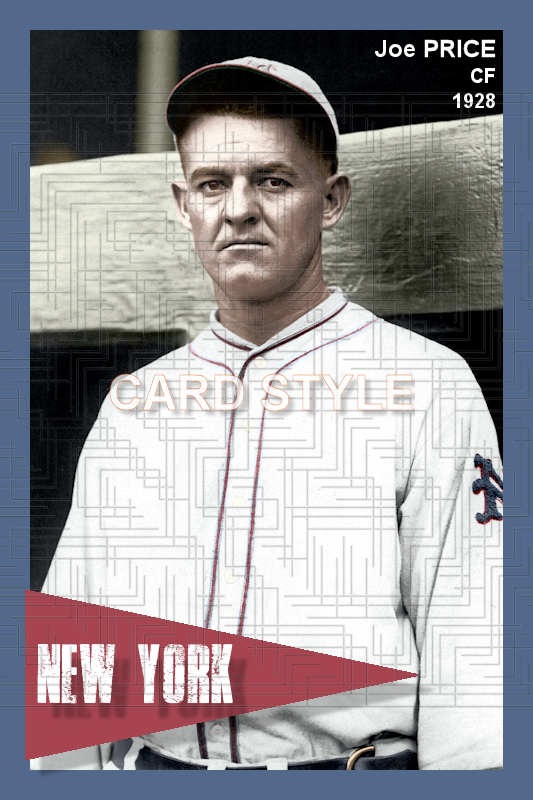 Joe Price - 1928 New York Giants - choose a size & style