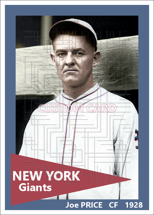Joe Price - 1928 New York Giants - choose a size & style
