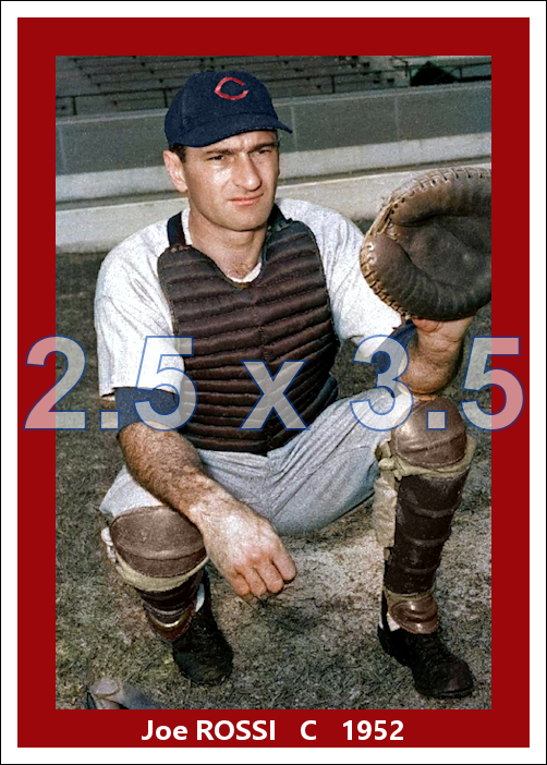 Joe Rossi - 1952 Cincinnati Reds - choose a size & style