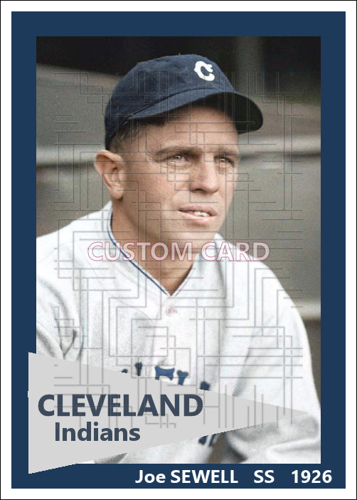 Joe Sewell - 1926 Cleveland Indians - choose a size & style