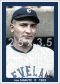 Joe Shaute - 1923 Cleveland Indians - choose a size & style