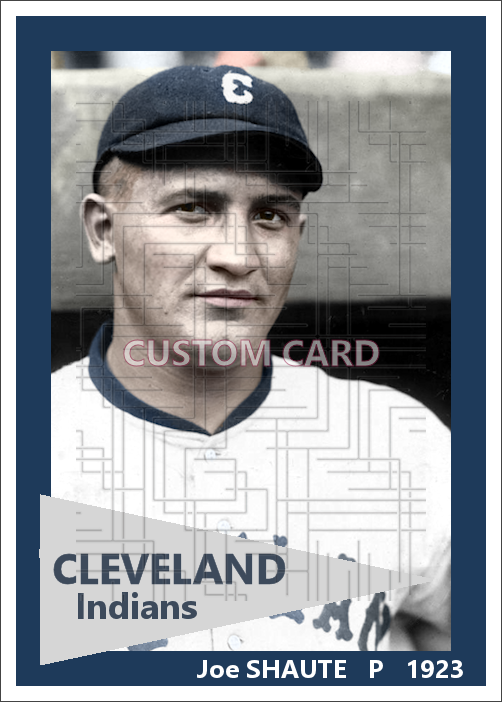 Joe Shaute - 1923 Cleveland Indians - choose a size & style
