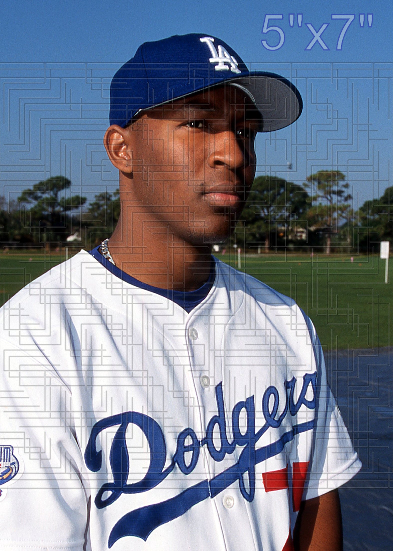 Joe Thurston - 2002 Los Angeles Dodgers - pose B - choose a size & style