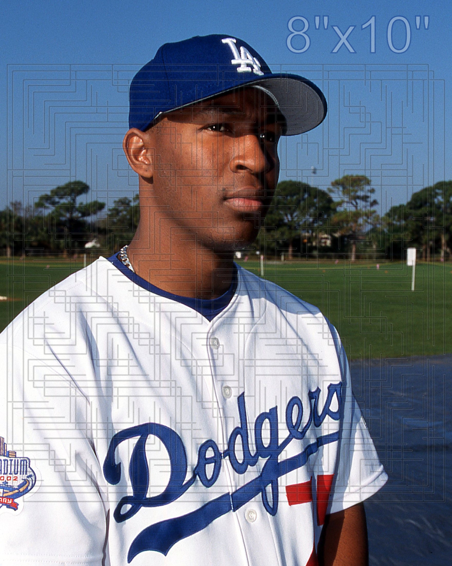 Joe Thurston - 2002 Los Angeles Dodgers - pose B - choose a size & style