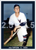 Joe Tipton - 1954 Washington Senators - choose a size & style