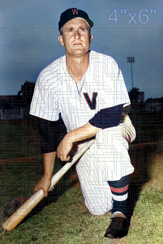 Joe Tipton - 1954 Washington Senators - choose a size & style