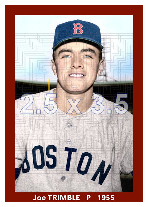 Joe Trimble - 1955 Boston Red Sox - choose a size & style