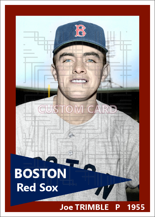 Joe Trimble - 1955 Boston Red Sox - choose a size & style