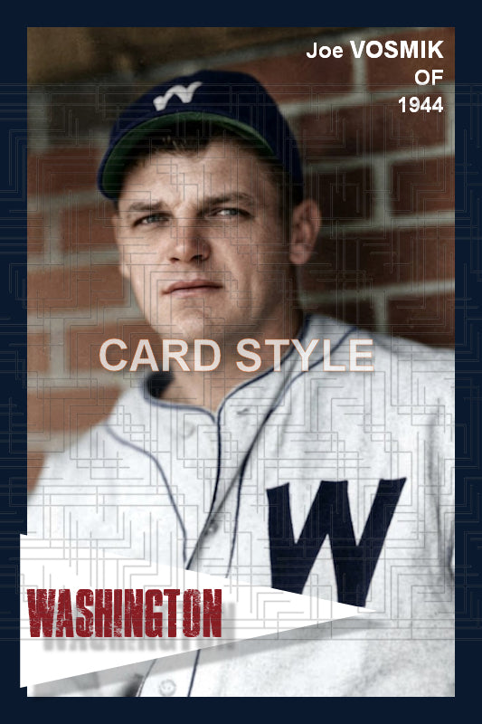 Joe Vosmik - 1944 Washington Senators - choose a size & style