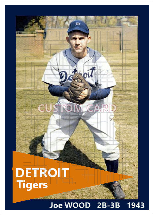 Joe Wood - 1943 Detroit Tigers - choose a size & style