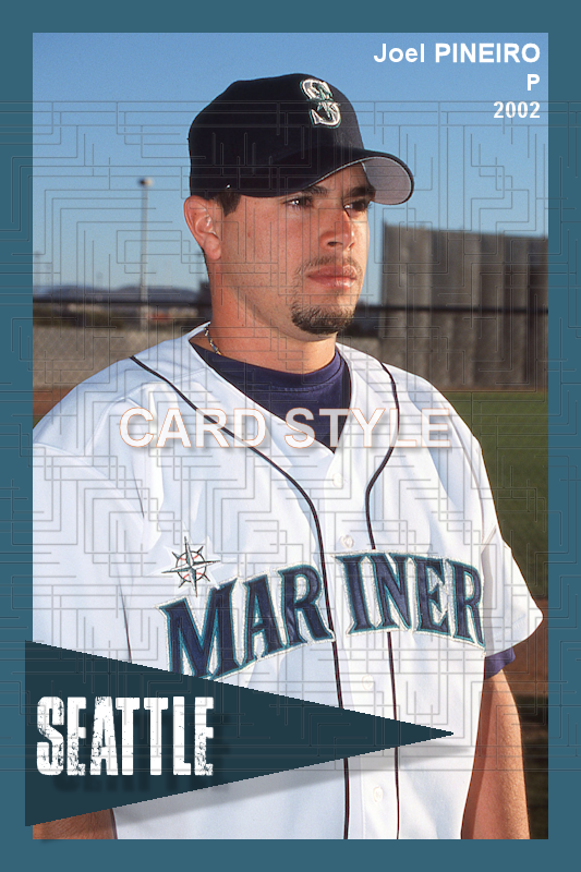 Joel Pineiro - 2002 Seattle Mariners - choose a size & style