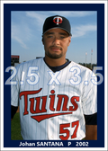 Johan Santana - 2002 Minnesota Twins - choose a size & style