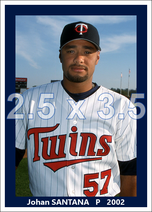 Johan Santana - 2002 Minnesota Twins - choose a size & style