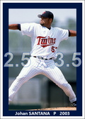 Johan Santana - 2003 Minnesota Twins - choose a size & style