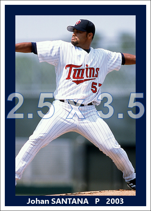 Johan Santana - 2003 Minnesota Twins - choose a size & style