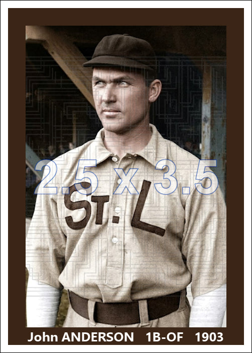 John Anderson - 1903 St. Louis Browns - choose a size & style