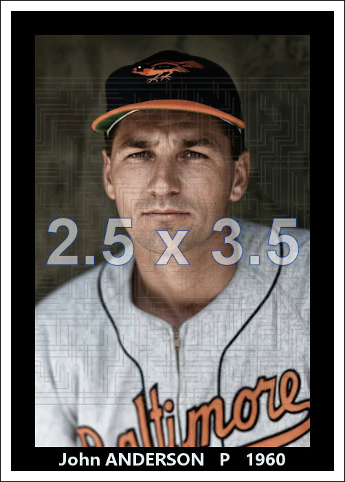 John Anderson - 1960 Baltimore Orioles - choose a size & style