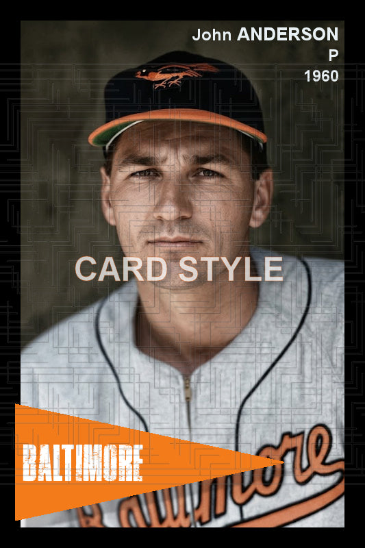 John Anderson - 1960 Baltimore Orioles - choose a size & style