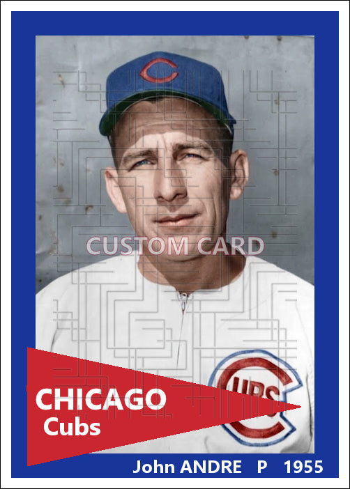 John Andre - 1955 Chicago Cubs - choose a size & style