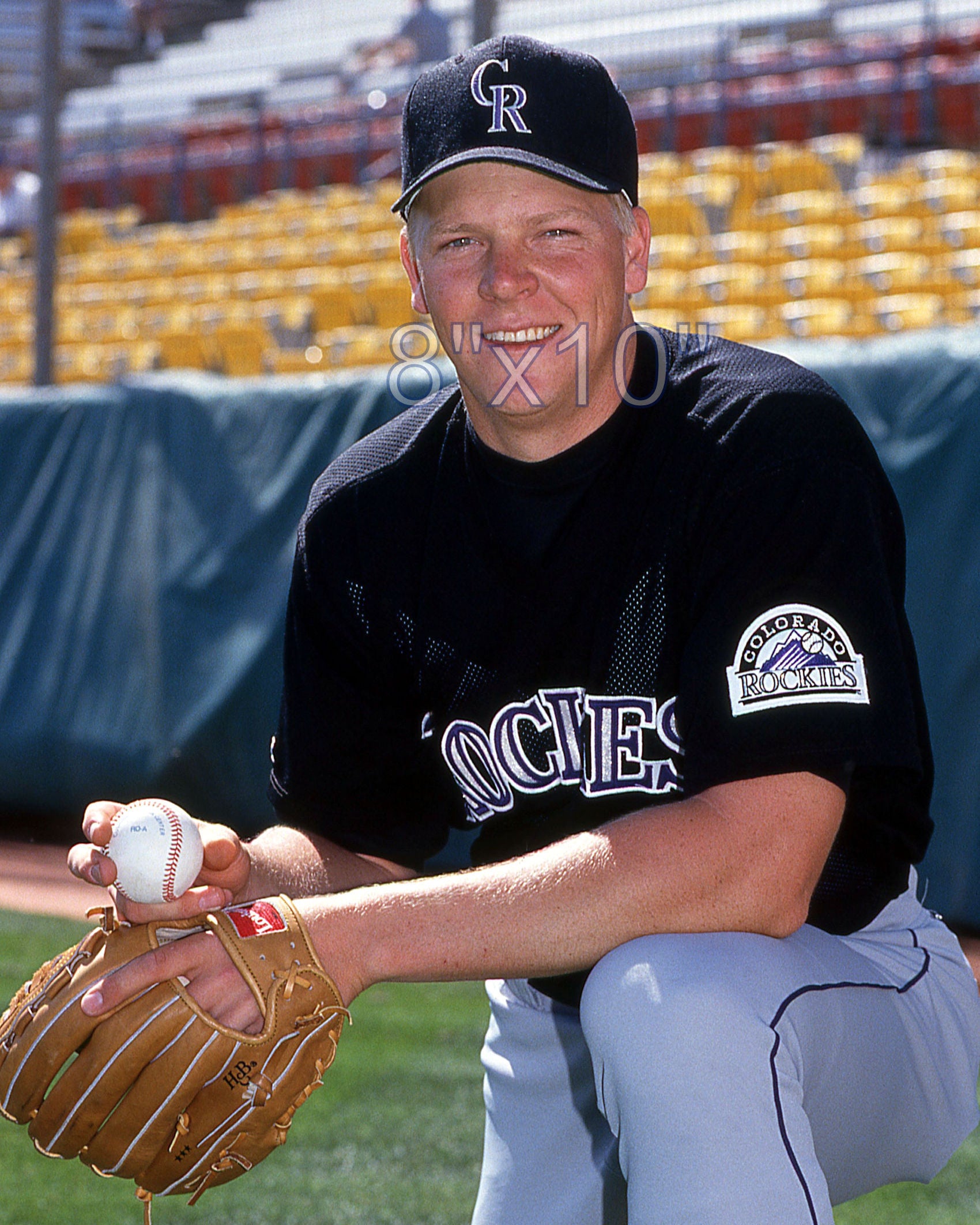 John Burke - 1996 Colorado Rockies - choose a size & style