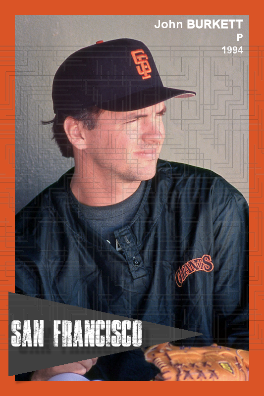 John Burkett - 1994 San Francisco Giants - choose a size & style