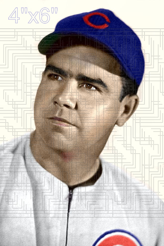 John Burrows - 1944 Chicago Cubs - choose a size & style