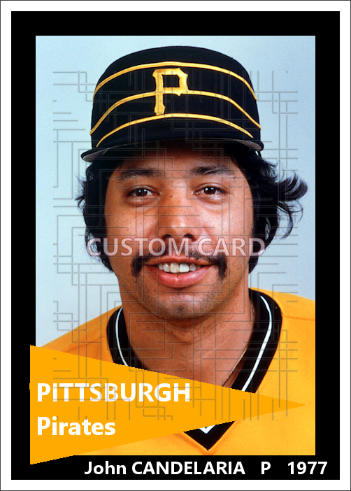 John Candelaria - 1977 Pittsburgh Pirates - choose a size & style
