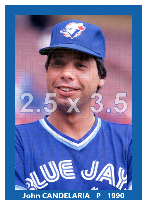 John Candelaria - 1990 Toronto Blue Jays - choose a size & style