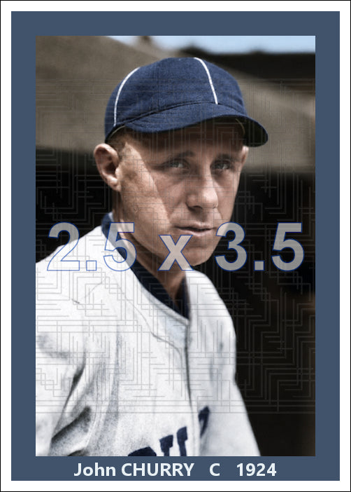John Churry - 1924 Chicago Cubs - choose a size & style