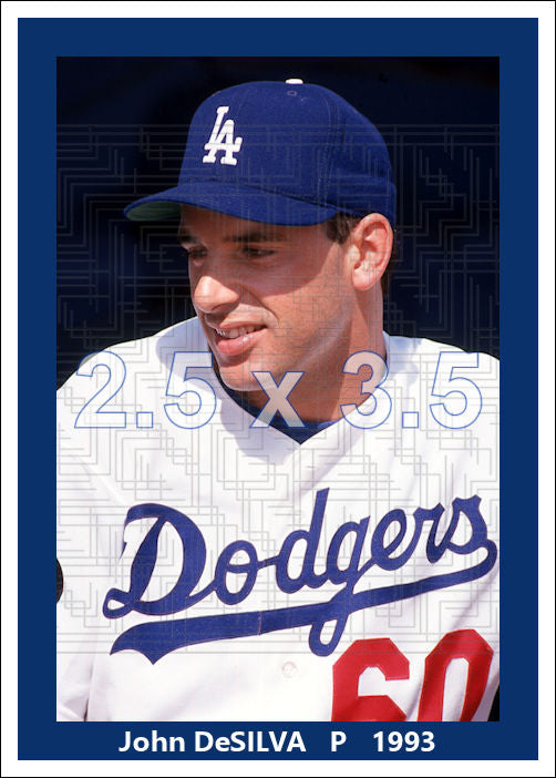 John DeSilva - 1993 Los Angeles Dodgers - choose a size & style