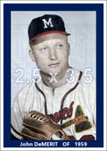 John DeMerit - 1959 Milwaukee Braves - choose a size & style
