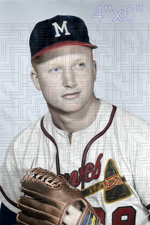 John DeMerit - 1959 Milwaukee Braves - choose a size & style