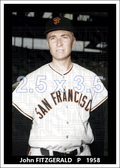 John Fitzgerald - 1958 San Francisco Giants - choose a size & style
