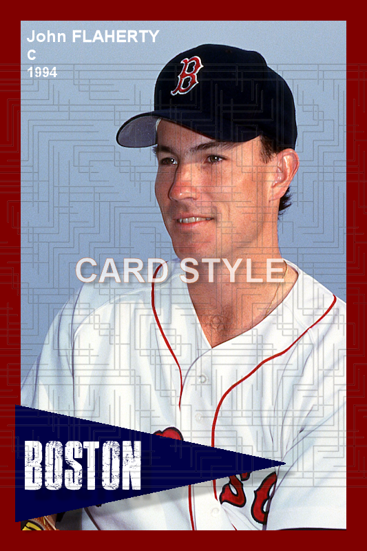 John Flaherty - 1994 Boston Red Sox - choose a size & style