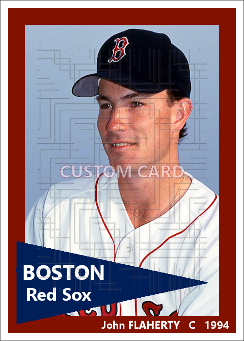 John Flaherty - 1994 Boston Red Sox - choose a size & style