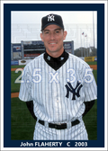 John Flaherty - 2003 New York Yankees - pose A - choose a size & style
