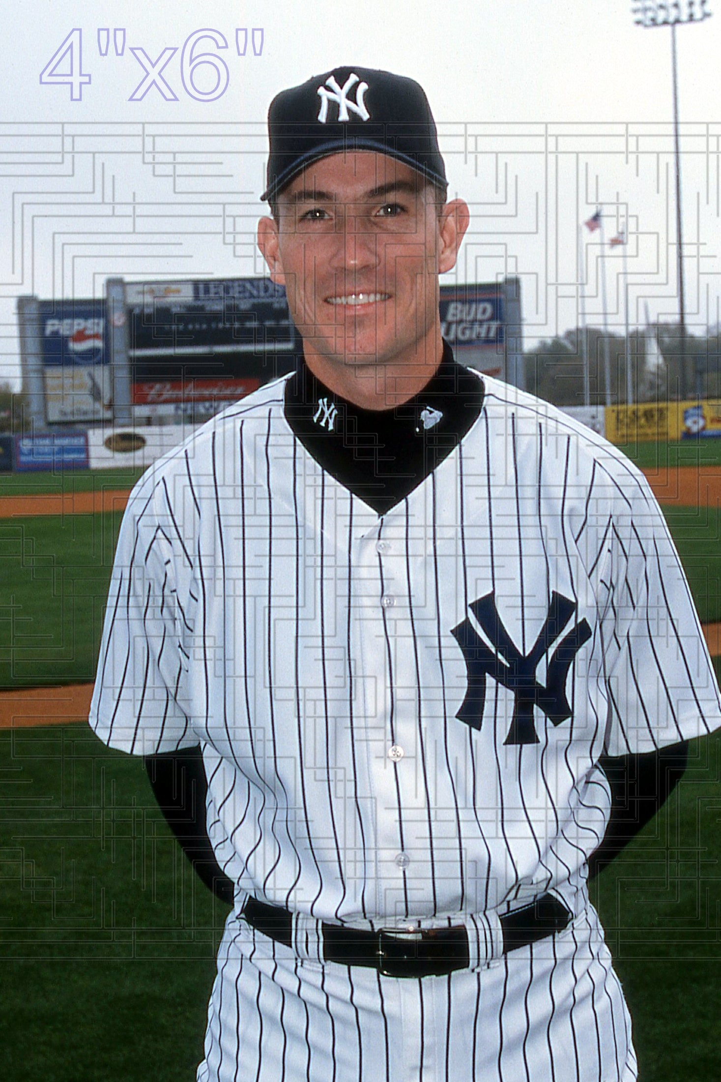 John Flaherty - 2003 New York Yankees - pose A - choose a size & style