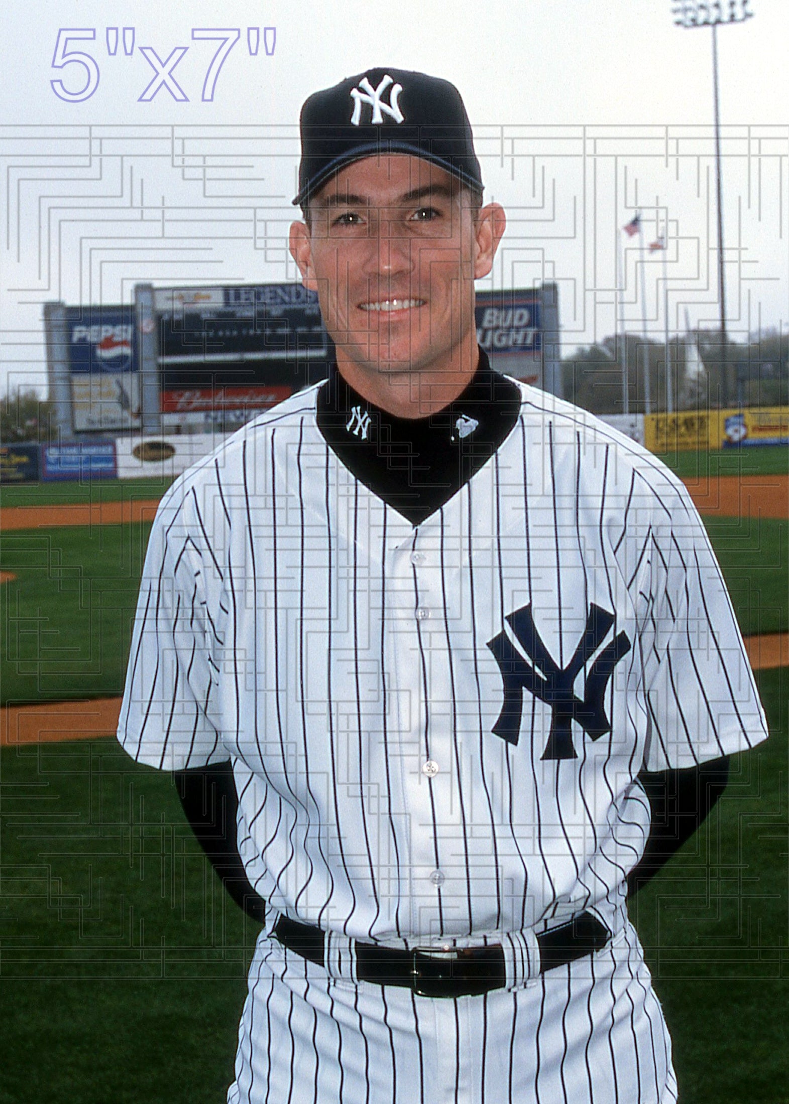 John Flaherty - 2003 New York Yankees - pose A - choose a size & style