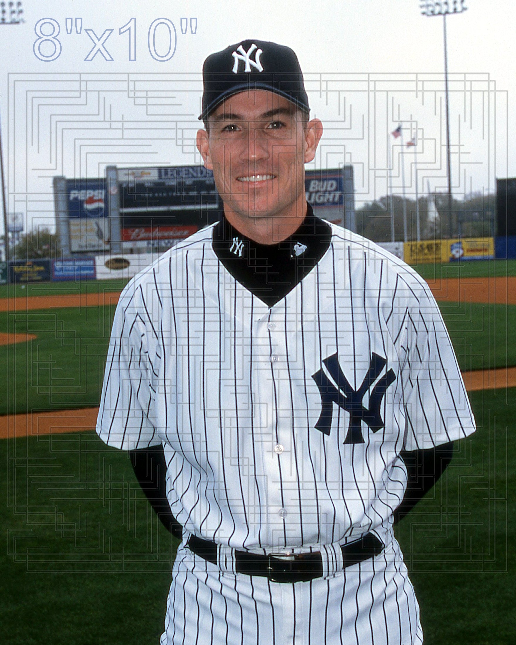 John Flaherty - 2003 New York Yankees - pose A - choose a size & style